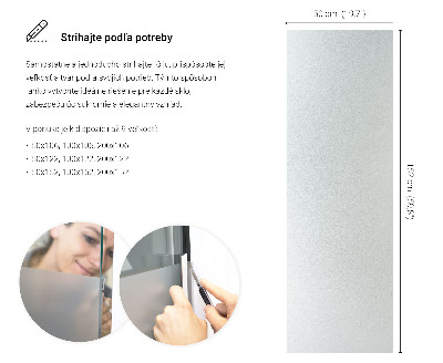 Selvklæbende vinduesfolie lysgennemtrængelig