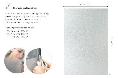 Selvklæbende vinduesfolie lysgennemtrængelig