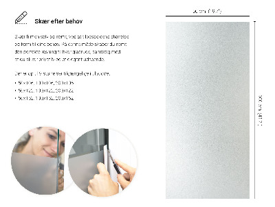 Selvklæbende vinduesfolie lysgennemtrængelig