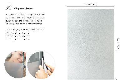 Selvklæbende vinduesfolie lysgennemtrængelig