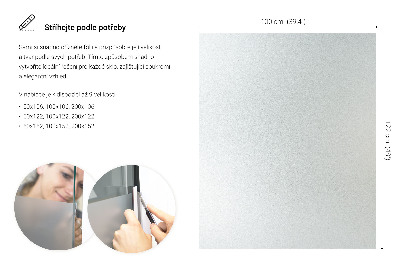 Selvklæbende vinduesfolie lysgennemtrængelig