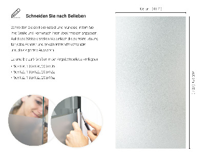 Selvklæbende vinduesfolie lysgennemtrængelig