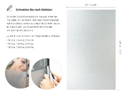 Selvklæbende vinduesfolie lysgennemtrængelig