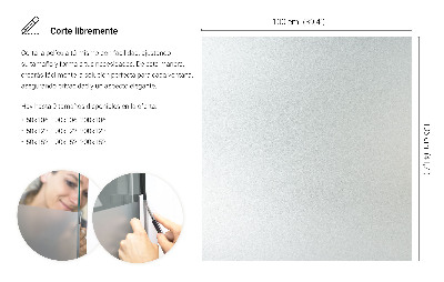 Selvklæbende vinduesfolie lysgennemtrængelig