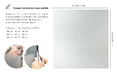 Selvklæbende vinduesfolie lysgennemtrængelig