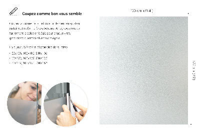 Selvklæbende vinduesfolie lysgennemtrængelig