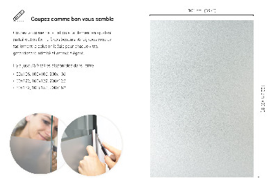 Selvklæbende vinduesfolie lysgennemtrængelig