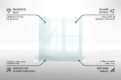 Glas stænkplade transparent