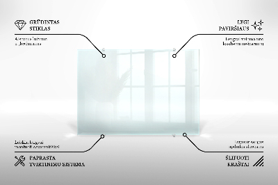 Glas stænkplade transparent