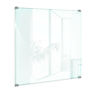 Glas stænkplade transparent