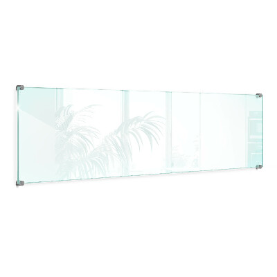 Glas stænkplade transparent