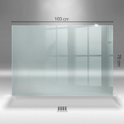 Glas stænkplade transparent