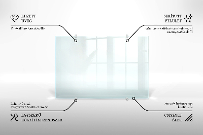 Glas stænkplade transparent