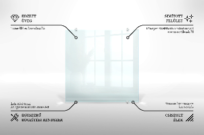 Glas stænkplade transparent