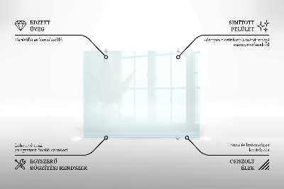 Glas stænkplade transparent