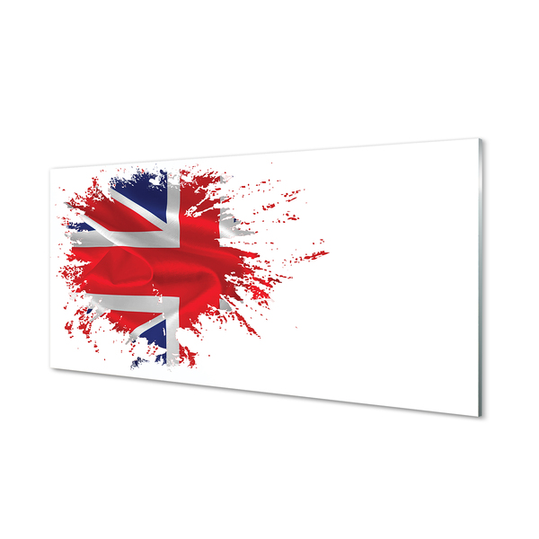 Stænkplader til køkken Storbritanniens flag