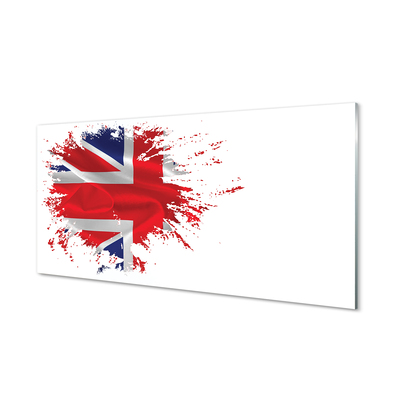 Stænkplader til køkken Storbritanniens flag