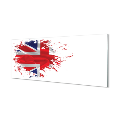 Stænkplader til køkken Storbritanniens flag