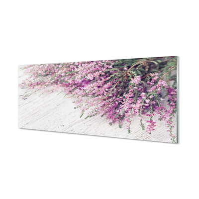 Vægpanel køkken Blomster planker