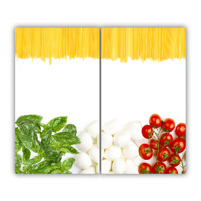 Glas skærebræt Italiensk flag