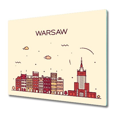 Glas skærebræt Warszawa Polen