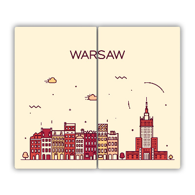 Glas skærebræt Warszawa Polen