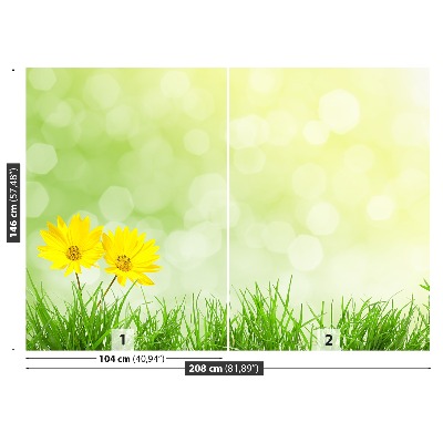 Fotostat Blomster Græs