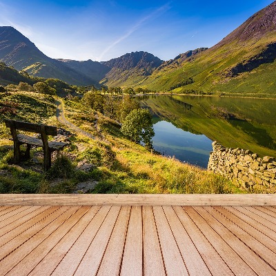 Foto tapet Lake Mountains