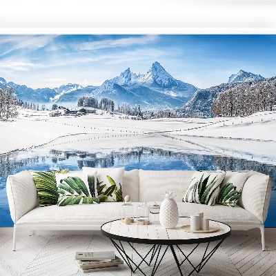 Fototapet Winter Alps