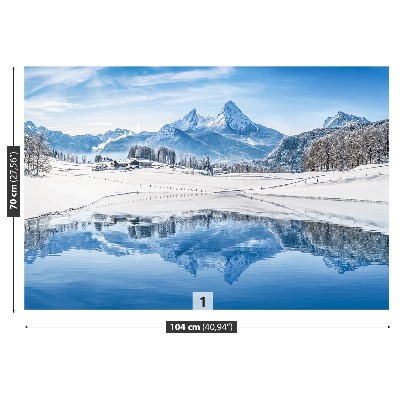 Fototapet Winter Alps