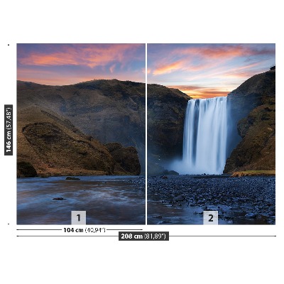 Fotostat Skogafoss-vandfaldet