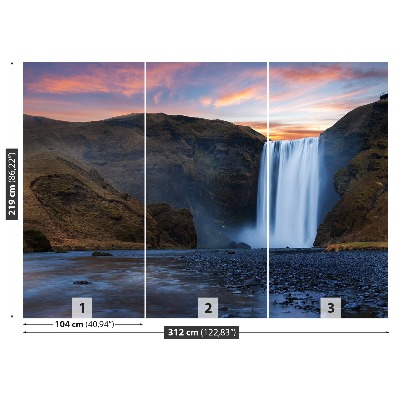 Fotostat Skogafoss-vandfaldet