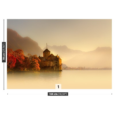 Selvklæbende fototapet Montreux Castle