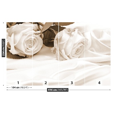 Fototapet Sepia rose