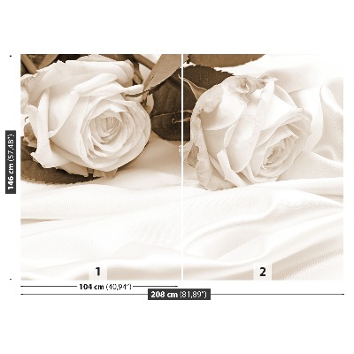 Fototapet Sepia rose