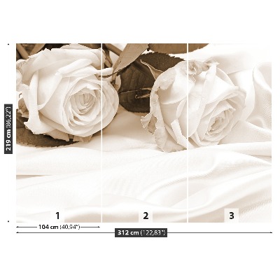 Fototapet Sepia rose