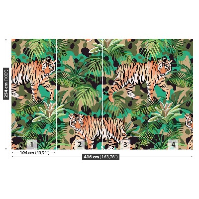 Fototapet Jungle tiger