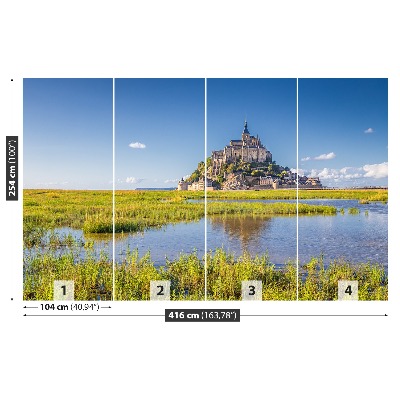 Selvklæbende fototapet Le Mont Saint-Michel