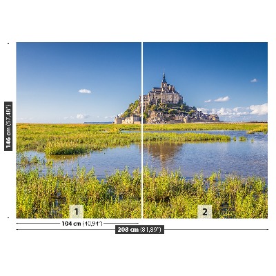 Selvklæbende fototapet Le Mont Saint-Michel