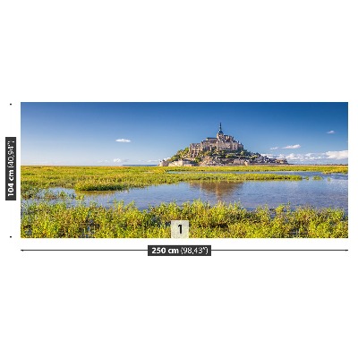 Selvklæbende fototapet Le Mont Saint-Michel