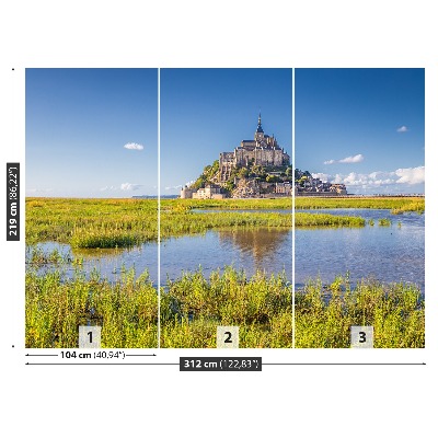 Selvklæbende fototapet Le Mont Saint-Michel