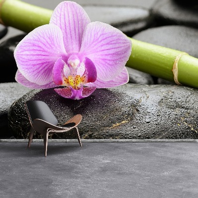 Fototapet Orchid Stones