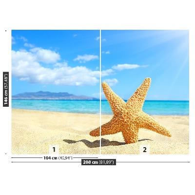 Foto tapet Starfish Beach