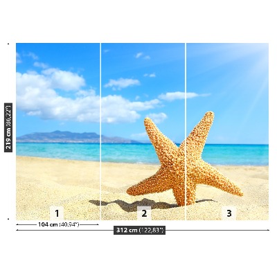 Foto tapet Starfish Beach