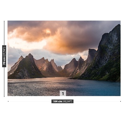 Foto tapet Lofoten Norge