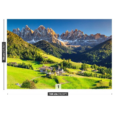 Fototapet Dolomitterne Bjerge