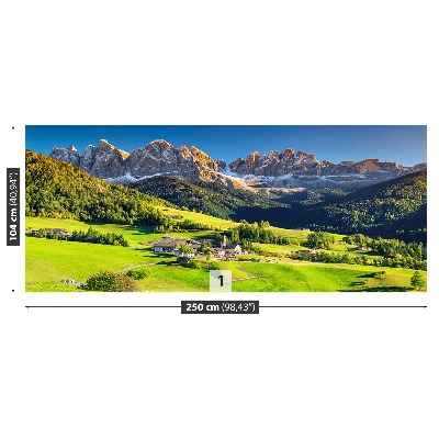 Fototapet Dolomitterne Bjerge