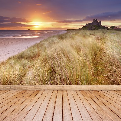 Selvklæbende fototapet Dunes Castle