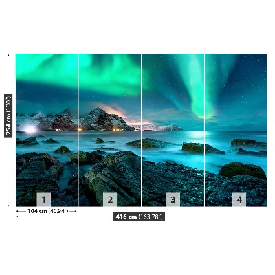 Fototapet Aurora borealis