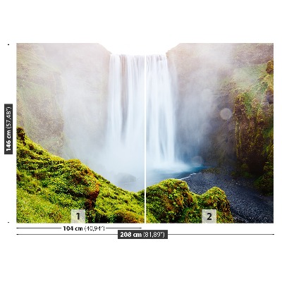 Fotostat Skogafoss-vandfaldet